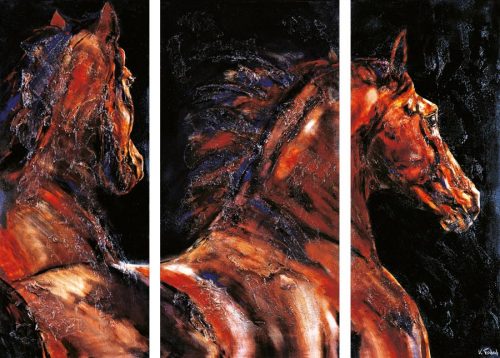 Horse Art Prints, Horse Painting, Equestrian Art, Horse Calendar, KerstinTschech