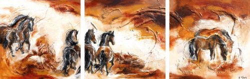 Horse Art Prints, Horse Painting, Equestrian Art, Horse Calendar, KerstinTschech